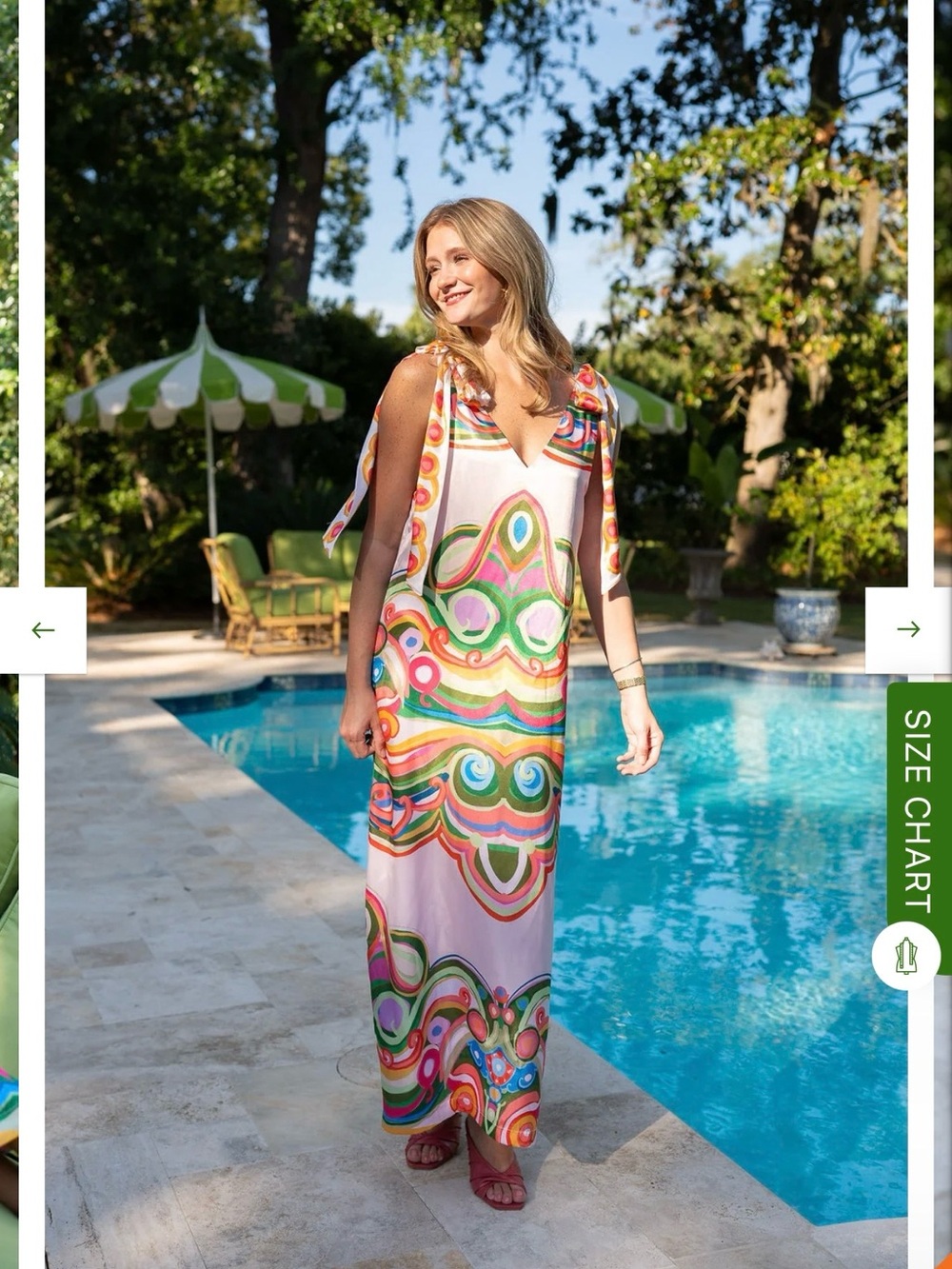 House of MBR - Colorful Tie-Shoulder Maxi Dress - NWT!